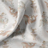 Printed Cotton MARIETTE2 White / Pink